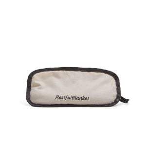 Tyngde øjenmaske 15x30 cm med 300 g naturligt rapsfyld og plastfri materialer.