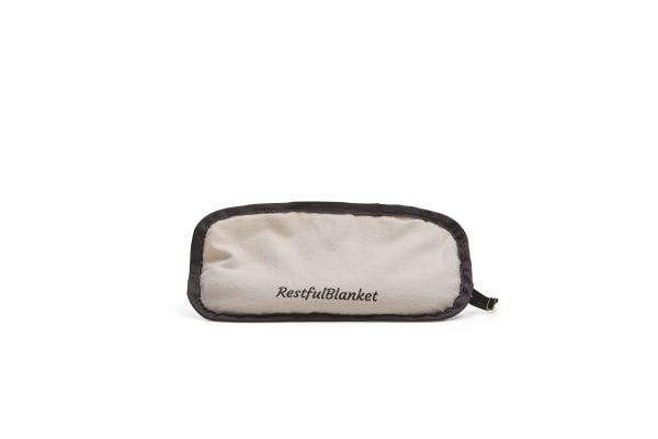 Tyngde øjenmaske 15x30 cm med 300 g naturligt rapsfyld og plastfri materialer.