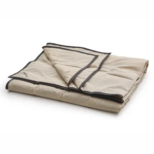 Foldet Naturlig tyngdedyne 140x220 cm Ekstra lang i ubleget OEKO-TEX-certificeret bomuld