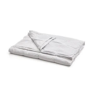 Tyngdedyne voksne, kølende, 60°C vask, plastfri, hvid 140x200/220 cm i OEKO-TEX bomuld.