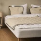 RestfulBlanket Naturlig tyngdedyne 140x220 cm Ekstra lang i ubleget OEKO-TEX-certificeret bomuld