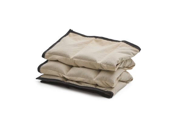 Tyngdetæppe lille, kølende, 60°C vask, plastfri 70x100 cm i ubleget OEKO-TEX bomuld.