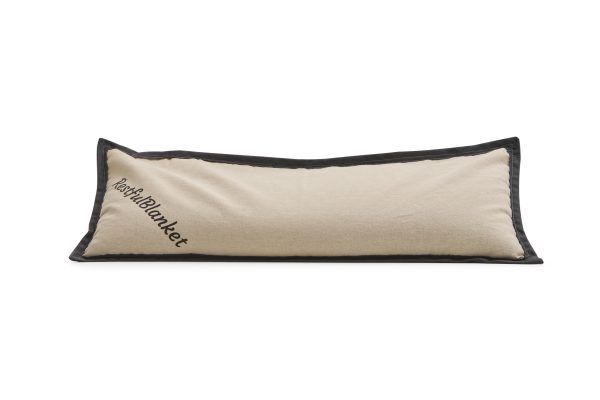 Tyngdepude Tryghedspude plastfri 20x40 cm med 3 kg naturligt rapsfyld.